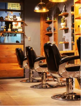 美容室 店内